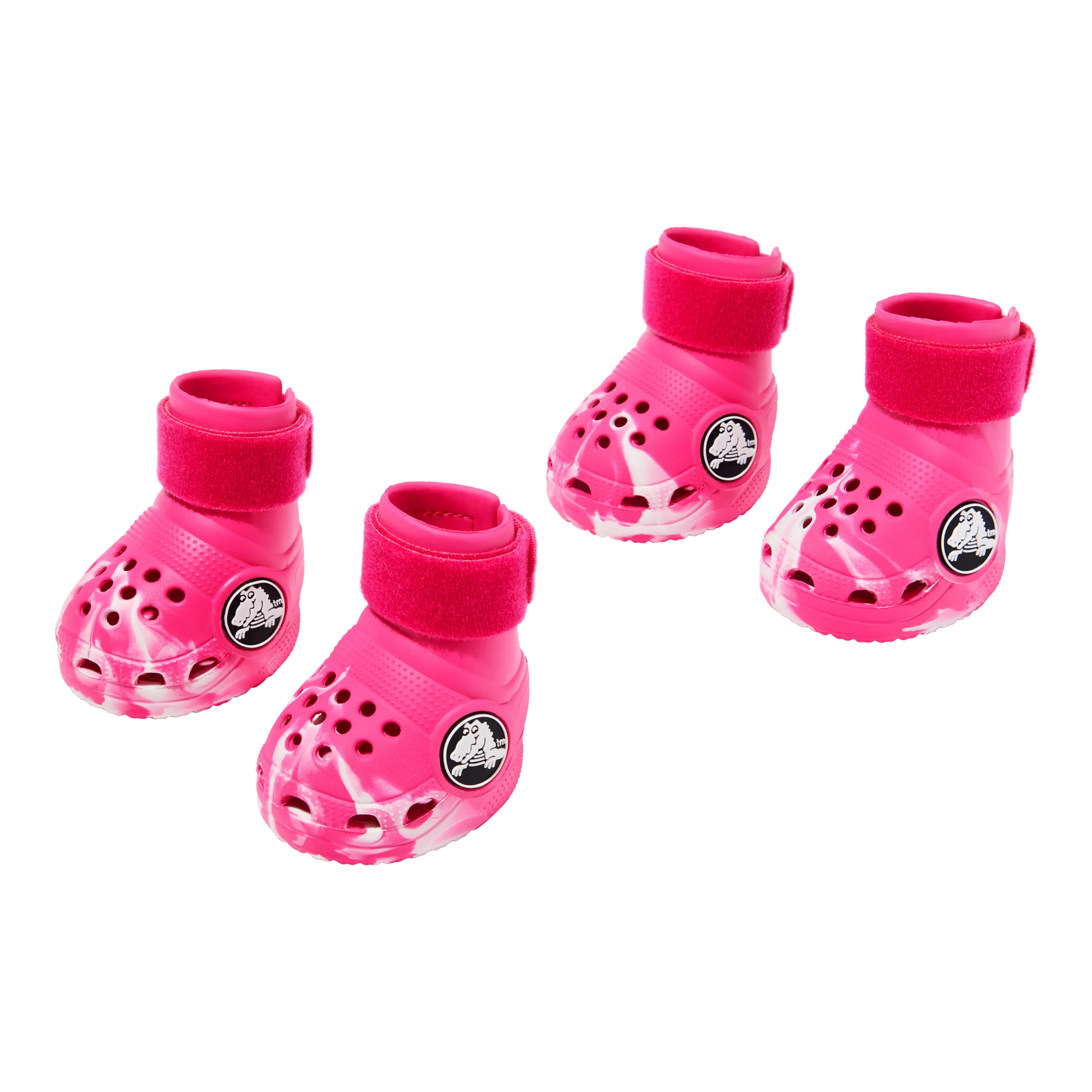 Barkbox Dog Footwear - Set of 4 | EVA Foam, Adjustable Strap, Breathable, Glow-in-the-Dark