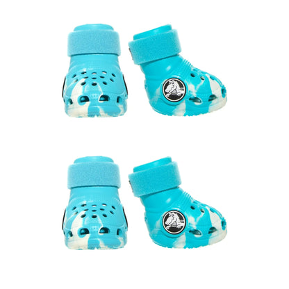 Barkbox Dog Footwear - Set of 4 | EVA Foam, Adjustable Strap, Breathable, Glow-in-the-Dark