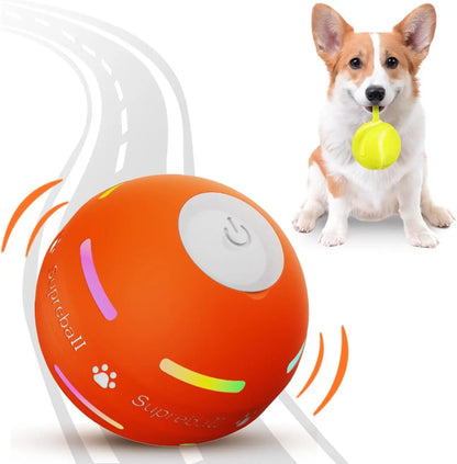 Interactive Dog Ball - Upgraded Durable Motion-Activated Automatic Rolling Toy for Small, Medium, and Large Dogs, USB Rechargeable Springtok